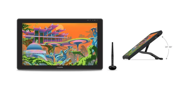 Графічний монітор Huion 21,5" Kamvas 22 USB-C,чорний