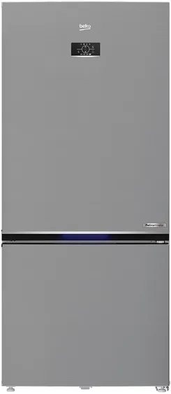 Холодильник Beko с нижн. мороз., 193x83x76, xолод.отд.-400л, мороз.отд.-170л, 2дв., А+, NF, HarvestFresh, инвертор, нерж фото