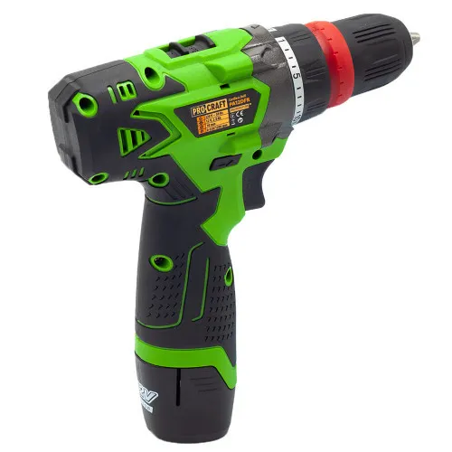Купить Шуруповерт аккумуляторный 12 В, 2 А/ч Procraft PA12DFR Industrial