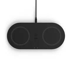 Беспроводное зарядное устройство Belkin Dual Pad Wireless Charging Qi 2x 10W Black фото