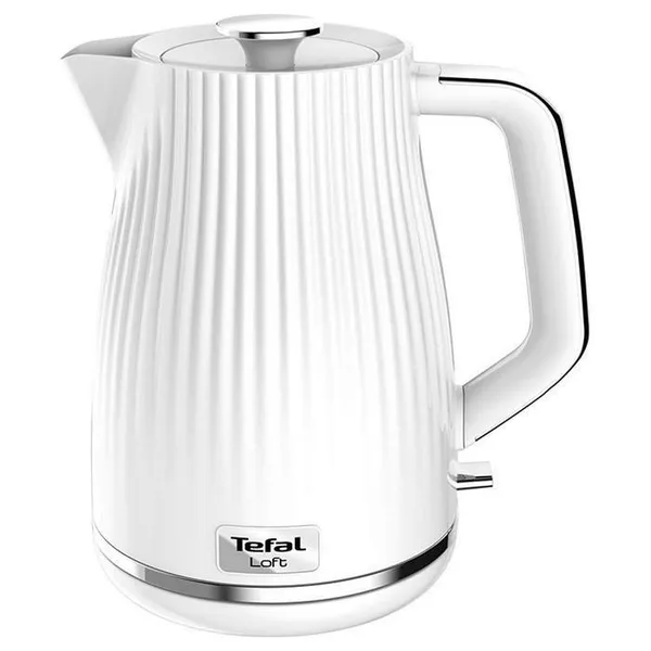 Електрочайник Tefal Loft 1.7л, Strix, пластик, білий