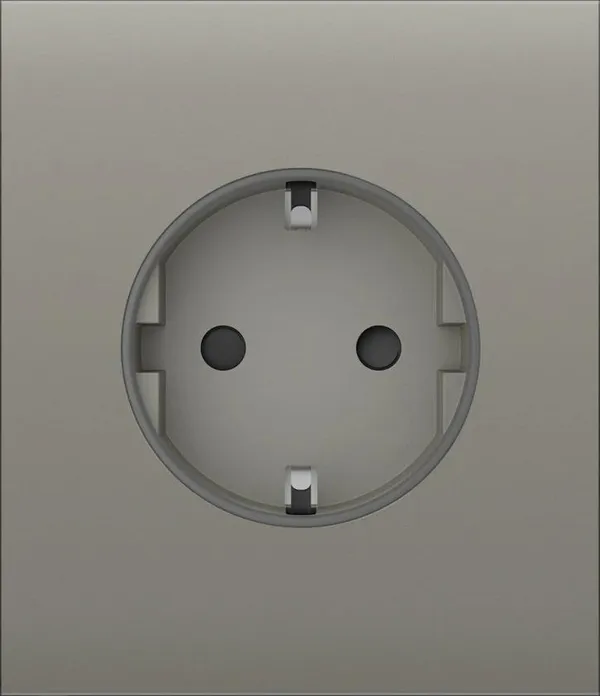 Центральная панель для встраиваемой розетки Ajax CenterCover for Outlet Basic, olive