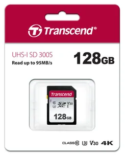 Карта пам'яті Transcend SD 128GB C10 UHS-I  R100/W40MB/s фото