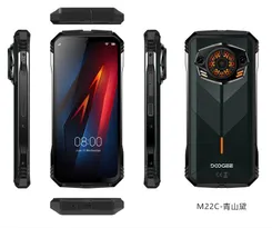 Смартфон Doogee S PUNK 6.58" 6/256ГБ, 2SIM, 10800мА•год, зелений фото