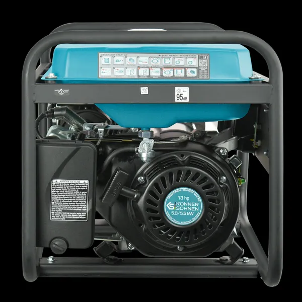 Купить Бензиновый генератор Konner&Sohnen KS 7000E-3 ATS, 400В, 5/5.5кВт, АВР(ATS), электростартер, 82.3кг