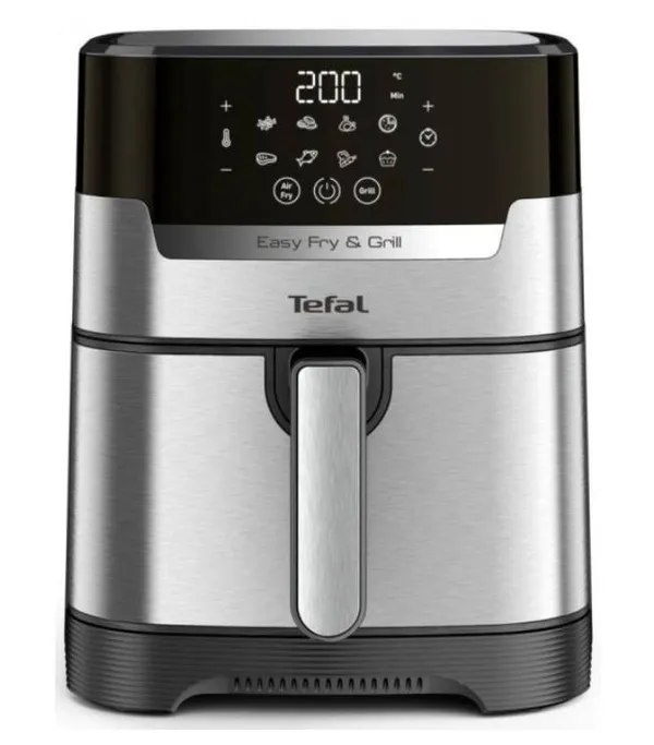 Мультипечь Tefal EasyFry&Grill Precision, 1550Вт, чаша-4.2л, сенсорное, пластик, серый