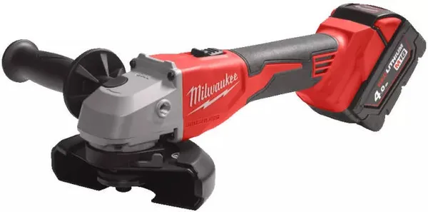 Замовити Шліфмашина кутова акумуляторна Milwaukee M18 BLSAG125X-402X 125мм 18В 2x4А·год ЗП М12-18С 11000об/хв 2.4кг кейс з доставкою