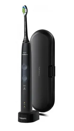 Щетка зубная электр. Philips Sonicare ProtectiveClean 4500, 62т. колеб/мин, насадок-1, футляр, черный фото