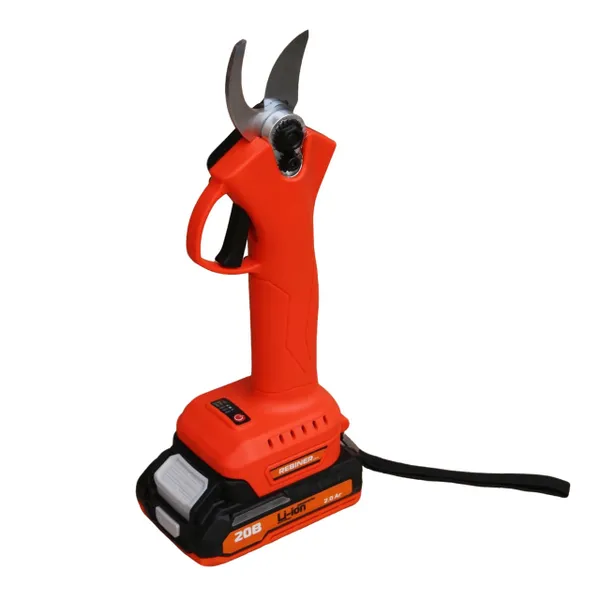 Аккумуляторные садовые ножницы Rebiner RBS18-20Li бесщеточные (1 АКБ) аккумуляторный секатор