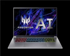 Ноутбук Acer Predator Triton Neo 16 PTN16-51 16" WQXGA 3.2K, Intel U9-185H, 32GB, F1TB, NVD4070-8, Lin, сріблястий фото