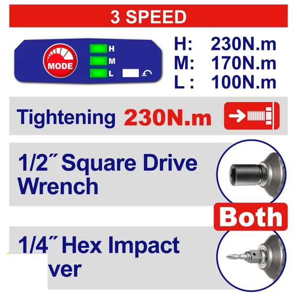 Винтововерт аккумуляторный EMTOP ECIWL20236 цена в Украине