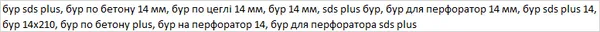 Бур по бетону 14×210 мм SDS-Plus Maxidrill 214-210 купить в Украине