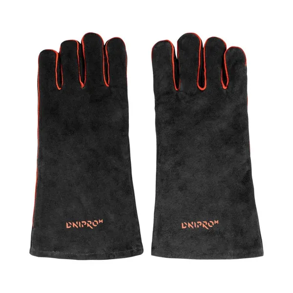 Перчатки сварщика Dnipro-M Черные фото №3