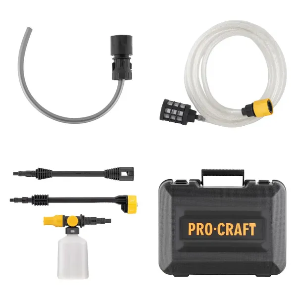 Акумуляторна мийка високого тиску 30 бар, 180 л/год Procraft CW20 безщіткова (без АКБ та ЗП) з доставкою