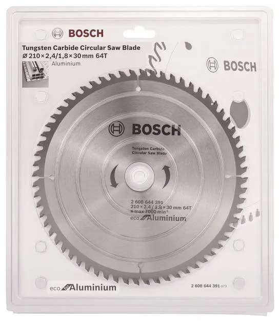 Диск пильный Bosch Eco for Aluminium 210x2.4x30-64T цена в Украине
