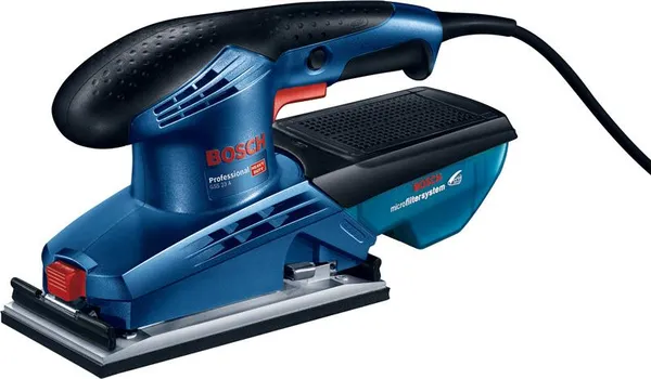 Шліфмашина вібраційна Bosch GSS 23 A 190Вт платформа 92х182 24000кол·хв 0.89кг