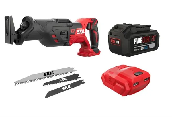 Пила сабельная аккумуляторная SKIL 3480 CB XP 20В 1х5А·час пропил 265мм ход 29мм 2.9кг