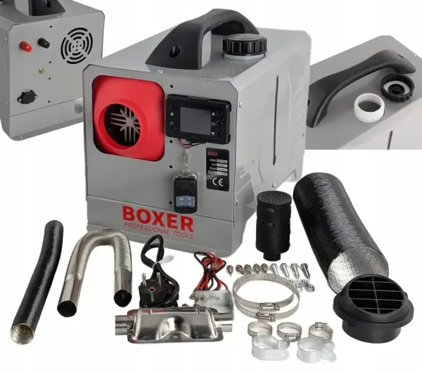 Обігрівач на солярці 12 кВт, 12/24/220В Boxer BX-3432 з пультом Webasto автономка дизельна