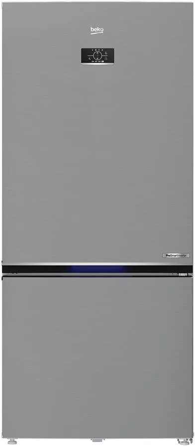 Холодильник Beko с нижн. мороз., 193x83x76, xолод.отд.-400л, мороз.отд.-170л, 2дв., А+, NF, HarvestFresh, инвертор, нерж