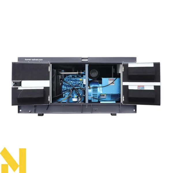 Генератор дизельный Konner&Sohnen KS 50-3BES, 230/400В, 50/45кВт, электростартер, двигатель Baudouin, 967кг купить в Украине