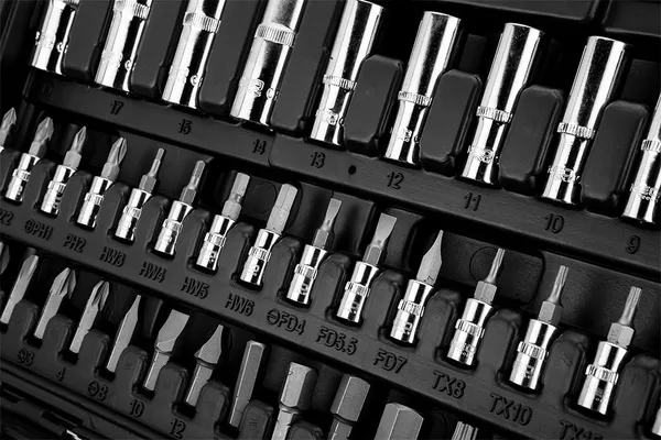 Набір інструментів Neo Tools, набір торцевих головок, 94шт, 1/2", 1/4", CrV, кейс фото №3