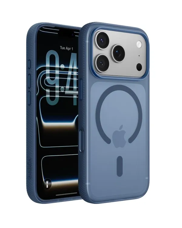 Чехол Belkin для iPhone 17 Pro, Magnetic Protective Grip, Navy