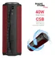 Акустична система 2E SoundXTube Plus TWS, MP3, Wireless, Waterproof Red