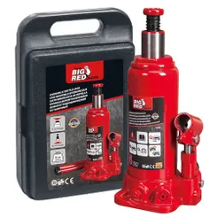 Домкрат гідравл. бутил. 5т (216-41З мм) кейс фото