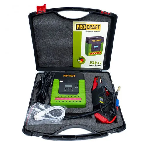Пуско-зарядное устройство Procraft JSAP12 многофункциональное PowerBank ПаверБанк заказать
