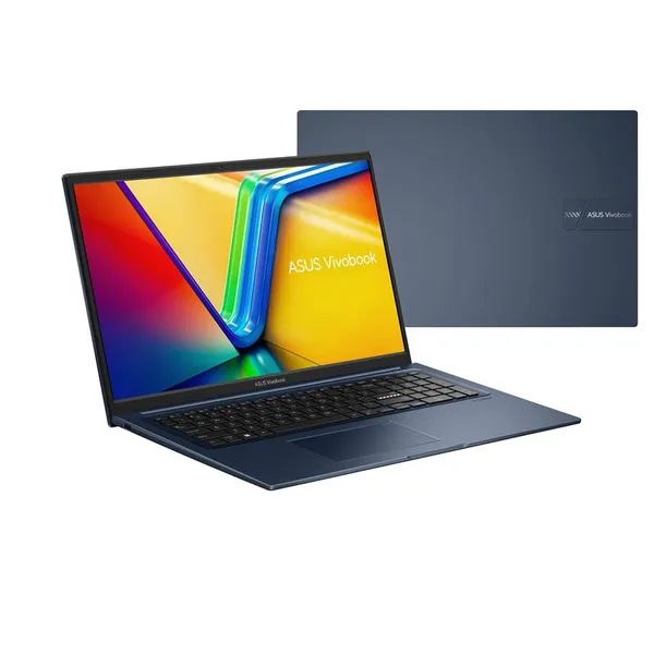 Ноутбук ASUS Vivobook 17 X1704ZA-AU375 17.3" FHD IPS, Intel i7-1255U, 16GB, F1TB, UMA, noOS, Блакитний