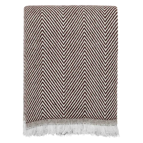 Плед ARDESTO Summer 140х190см, 100% хлопок, коричневый цена в Украине