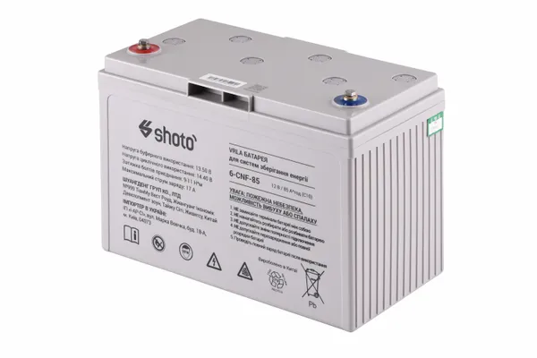 Аккумуляторная батарея SHOTO 6CNF, 12V, 85 Ah, GEL-CARBON