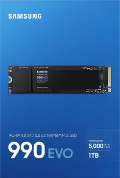 Накопичувач SSD Samsung M.2 1TB PCIe 4.0 990EVO фото