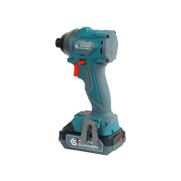 Замовити Набір із двох акумуляторних інструментів Konner&Sohnen KS IDISD 20V SET 2 20В дриль ударний, гвинтоверт, швидкий ЗП 2А акб 2х2А·год кейс 5кг з доставкою