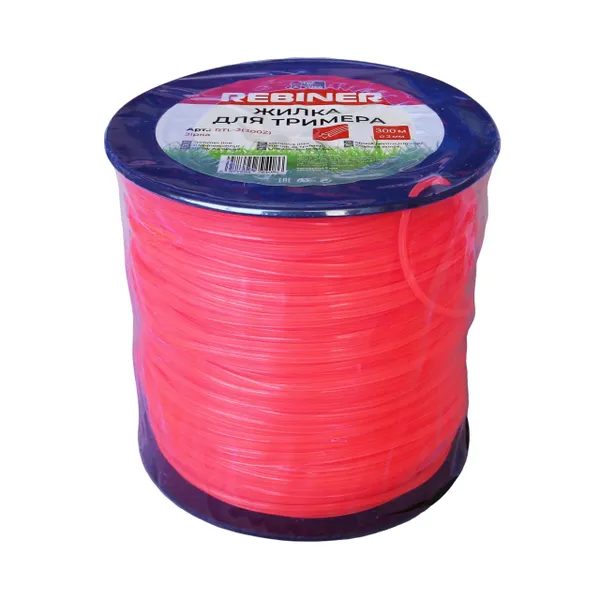 Леска для мотокосы 3.0 мм 300 м звезда бухта Rebiner RTL-3.0(300Z) цена в Украине