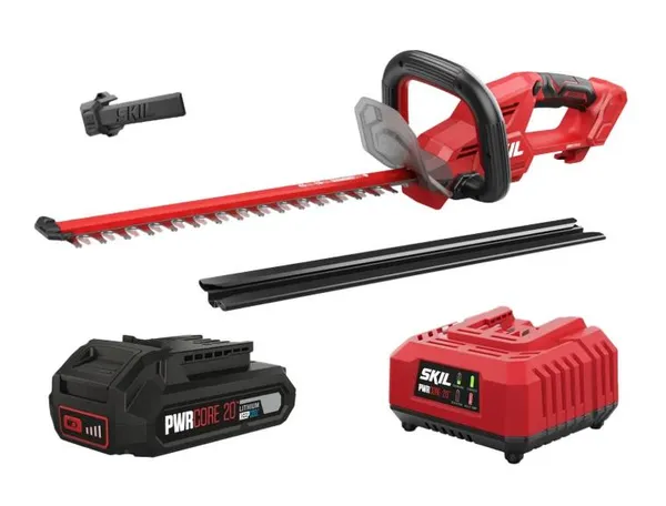 Кущоріз акумуляторний SKIL 0438 CA безщітковий 20В акб 1х2.5А·год 45см крок різу 20мм 1.9кг