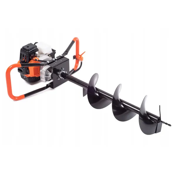 Купить Мотобур с тремя шнеками Boxer BX-121 бензобур