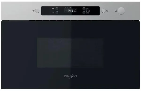 Мікрохвильова піч Whirlpool вбудована, 22л, електронне упр., 750Вт, дисплей, нерж