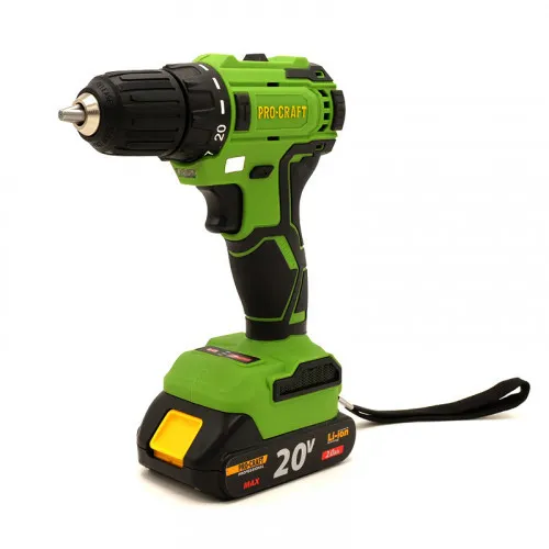 Бесщёточный аккумуляторный шуруповерт Procraft PA18Li BL