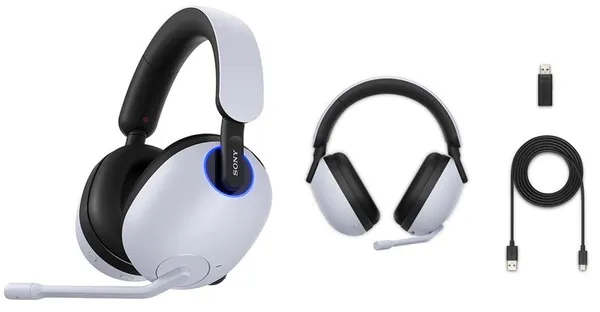 Гарнітура ігрова Over-ear Sony INZONE H9 BT 5.0, ANC, SBC, AAC, Wireless, Mic, Білий