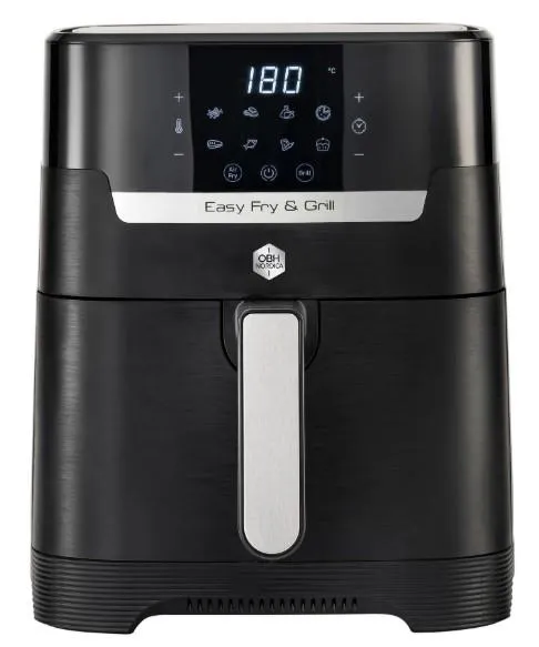 Мультипіч OBH Nordica EasyFry&Grill Precision, 1550Вт, чаша-4.2л, сенс. керув., від 40°C до 200°C, пластик, чорний