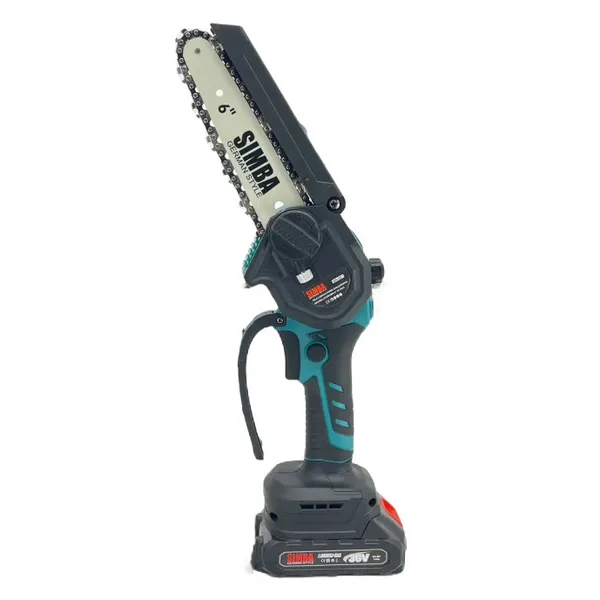 Аккумуляторная цепная мини пила шина 6" Simba SA-001