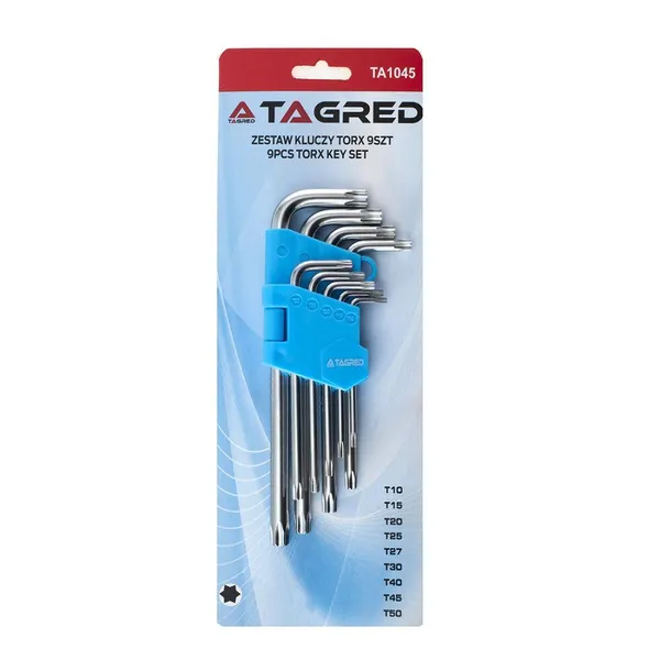 Шестигранні ключі тип TORX TAGRED TA1045 відгуки