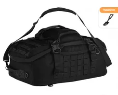 Cумка-баул/рюкзак 2E Tactical, L, чорна фото