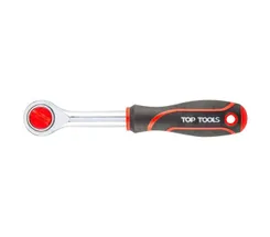 Ключ-тріскачка Top Tools, 1/4", 24 зубців, 150мм фото