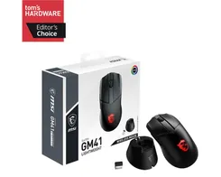 Мышь MSI Clutch GM41 LIGHTWEIGHT WIRELESS, RGB, WL, чёрный фото