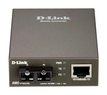 Медiаконвертер D-Link DMC-F02SC 1xFE, 1x100BaseFX MM, 2km, SC