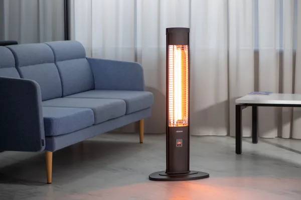 Обогреватель инфракрасный ARDESTO карбоновый, 20м2, 2000Вт, электр. упр-ние, колонного типа, пульт ДУ, чёрный цена в Украине