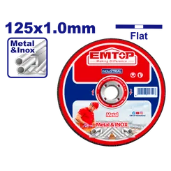 Відрізний диск EMTOP EACD101251, 125х1.0 мм фото