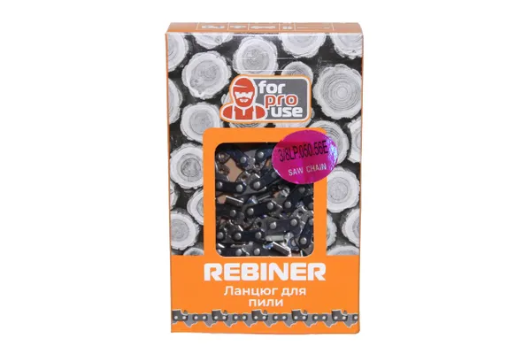Цепь на бензопилу 56 звеньев, 3/8" шаг Rebiner для твердых пород древесины цепь на 40 шину цена в Украине